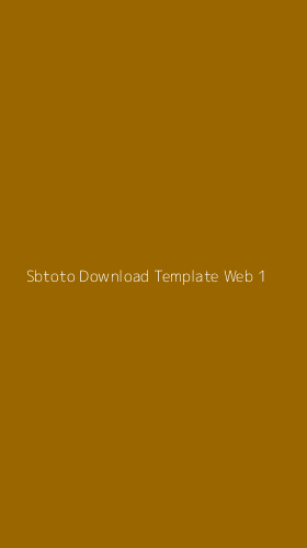 Tampilan Antarmuka Aplikasi Sbtoto Download Template Web - 1