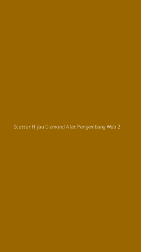 Tampilan Antarmuka Aplikasi Scatter Hijau Diamond Alat Pengembang Web - 2