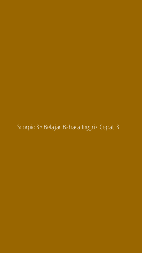 Tampilan Antarmuka Aplikasi Scorpio33 Belajar Bahasa Inggris Cepat - 3