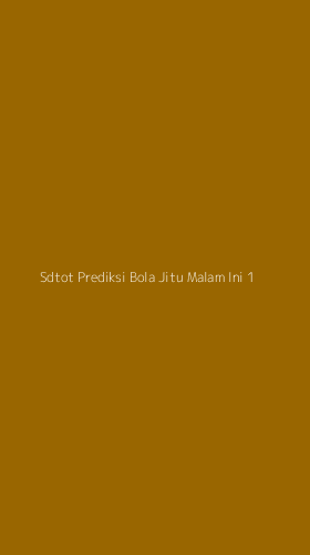 Tampilan Antarmuka Aplikasi Sdtot Prediksi Bola Jitu Malam Ini - 1