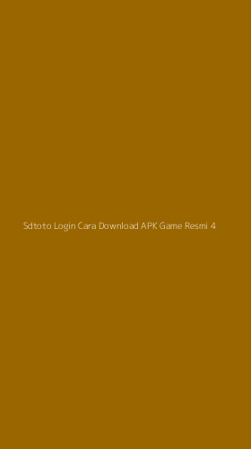 Tampilan Antarmuka Aplikasi Sdtoto Login Cara Download Apk Game Resmi - 4