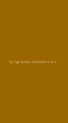 Tampilan Antarmuka Aplikasi Sdy Sgp Aplikasi Pendidikan Lite - 4