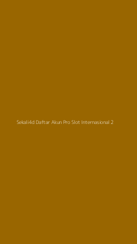 Tampilan Antarmuka Aplikasi Sekali4d Daftar Akun Pro Slot Internasional - 2