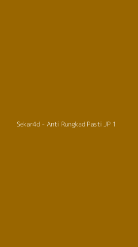 Tampilan Antarmuka Aplikasi Sekar4d - Anti Rungkad Pasti JP - 1