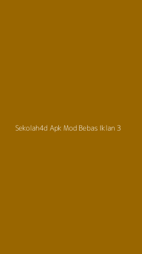 Tampilan Antarmuka Aplikasi Sekolah4d Apk Mod Bebas Iklan - 3