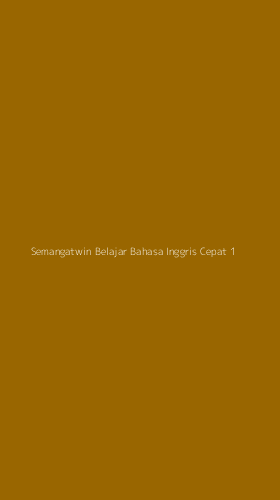Tampilan Antarmuka Aplikasi Semangatwin Belajar Bahasa Inggris Cepat - 1