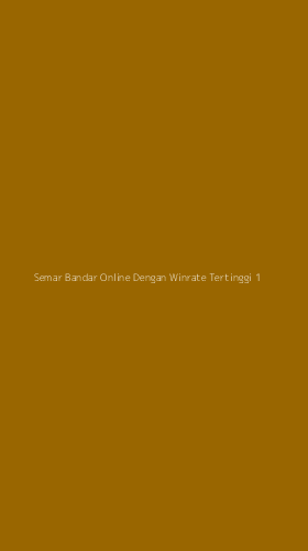 Tampilan Antarmuka Aplikasi Semar Bandar Online Dengan Winrate Tertinggi - 1
