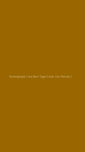 Tampilan Antarmuka Aplikasi Semongkobet Cara Main Togel Colok Jitu Pemula - 2