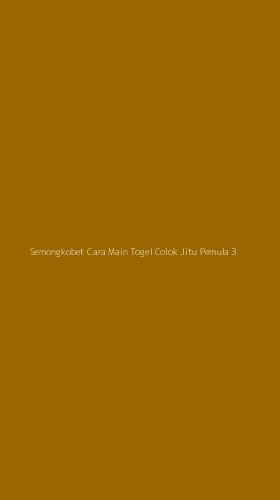 Tampilan Antarmuka Aplikasi Semongkobet Cara Main Togel Colok Jitu Pemula - 3