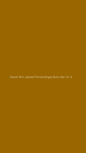 Tampilan Antarmuka Aplikasi Semut Win Jadwal Pertandingan Bola Hari Ini - 4
