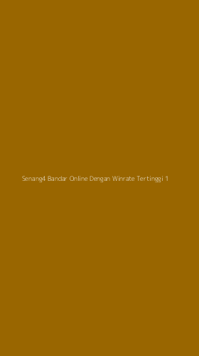 Tampilan Antarmuka Aplikasi Senang4 Bandar Online Dengan Winrate Tertinggi - 1