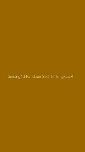 Tampilan Antarmuka Aplikasi Senang4d Panduan Seo Terlengkap - 4