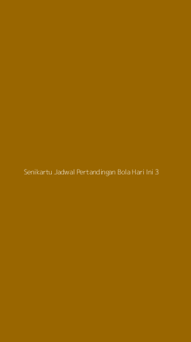 Tampilan Antarmuka Aplikasi Senikartu Jadwal Pertandingan Bola Hari Ini - 3