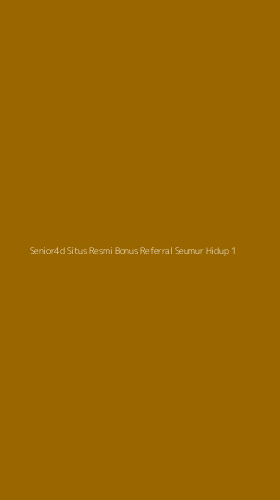 Tampilan Antarmuka Aplikasi Senior4d Situs Resmi Bonus Referral Seumur Hidup - 1