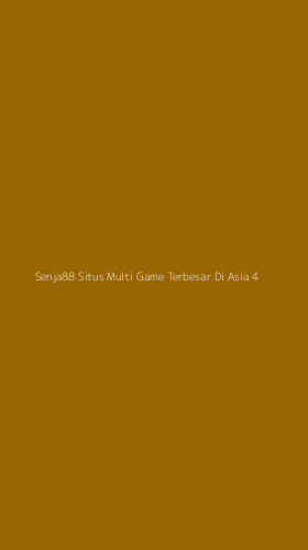 Tampilan Antarmuka Aplikasi Senja88 Situs Multi Game Terbesar Di Asia - 4