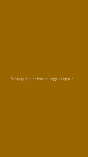 Tampilan Antarmuka Aplikasi Senjaqq Belajar Bahasa Inggris Cepat - 3