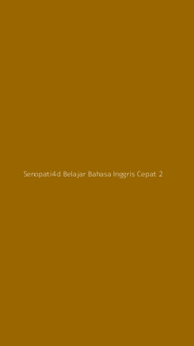 Tampilan Antarmuka Aplikasi Senopati4d Belajar Bahasa Inggris Cepat - 2