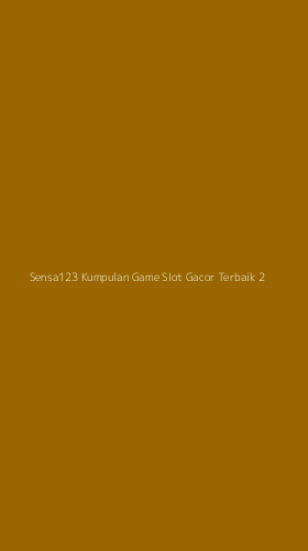 Tampilan Antarmuka Aplikasi Sensa123 Kumpulan Game Slot Gacor Terbaik - 2