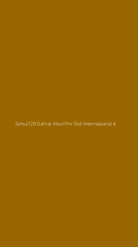 Tampilan Antarmuka Aplikasi Sensa128 Daftar Akun Pro Slot Internasional - 4