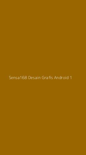 Tampilan Antarmuka Aplikasi Sensa168 Desain Grafis Android - 1