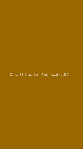 Tampilan Antarmuka Aplikasi Sensei88 Situs Slot Modal Awal Kecil - 3