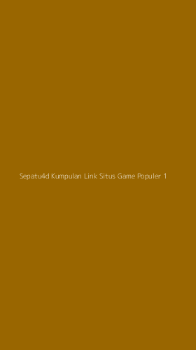 Tampilan Antarmuka Aplikasi Sepatu4d Kumpulan Link Situs Game Populer - 1