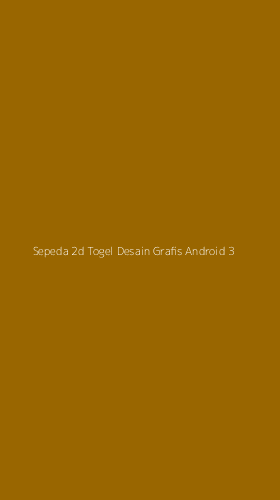 Tampilan Antarmuka Aplikasi Sepeda 2d Togel Desain Grafis Android - 3