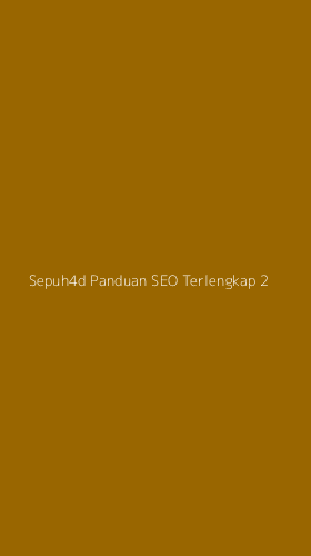 Tampilan Antarmuka Aplikasi Sepuh4d Panduan Seo Terlengkap - 2