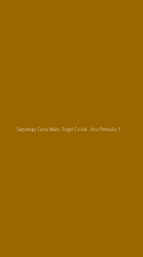 Tampilan Antarmuka Aplikasi Sepuhqq Cara Main Togel Colok Jitu Pemula - 1