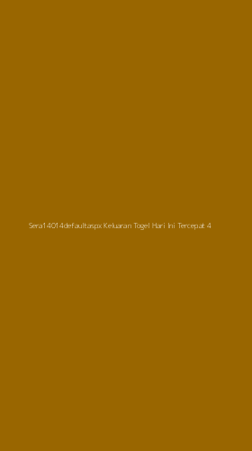 Tampilan Antarmuka Aplikasi Sera14014defaultaspx Keluaran Togel Hari Ini Tercepat - 4