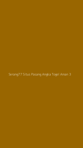 Tampilan Antarmuka Aplikasi Serang77 Situs Pasang Angka Togel Aman - 3