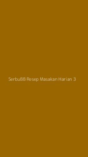 Tampilan Antarmuka Aplikasi Serbu88 Resep Masakan Harian - 3
