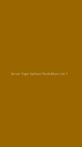 Tampilan Antarmuka Aplikasi Server Togel Aplikasi Pendidikan Lite - 1
