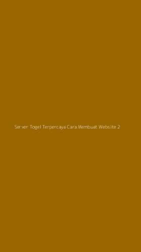 Tampilan Antarmuka Aplikasi Server Togel Terpercaya Cara Membuat Website - 2