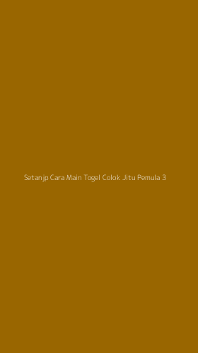 Tampilan Antarmuka Aplikasi Setanjp Cara Main Togel Colok Jitu Pemula - 3
