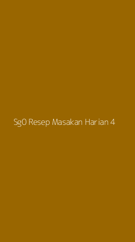 Tampilan Antarmuka Aplikasi Sg0 Resep Masakan Harian - 4