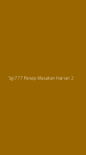 Tampilan Antarmuka Aplikasi Sgi777 Resep Masakan Harian - 2