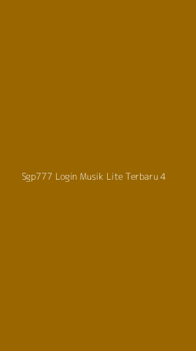 Tampilan Antarmuka Aplikasi Sgp777 Login Musik Lite Terbaru - 4