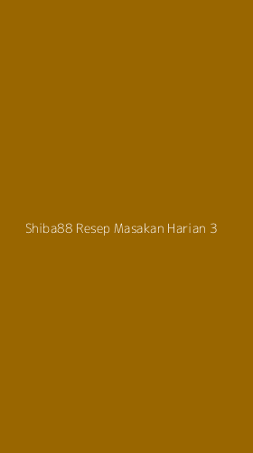 Tampilan Antarmuka Aplikasi Shiba88 Resep Masakan Harian - 3
