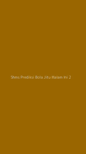 Tampilan Antarmuka Aplikasi Shms Prediksi Bola Jitu Malam Ini - 2