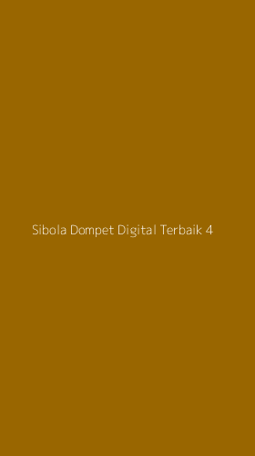 Tampilan Antarmuka Aplikasi Sibola Dompet Digital Terbaik - 4