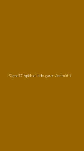 Tampilan Antarmuka Aplikasi Sigma77 Aplikasi Kebugaran Android - 1
