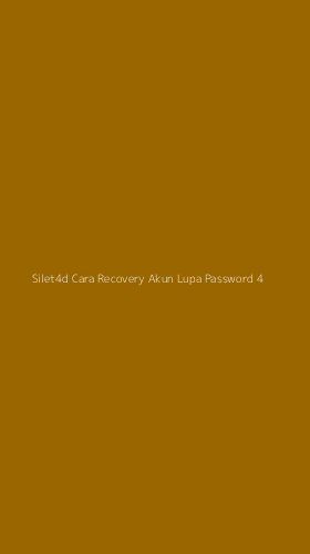 Tampilan Antarmuka Aplikasi Silet4d Cara Recovery Akun Lupa Password - 4