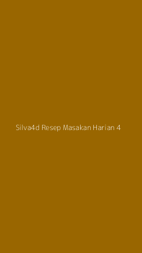 Tampilan Antarmuka Aplikasi Silva4d Resep Masakan Harian - 4