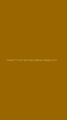 Tampilan Antarmuka Aplikasi Simba777 Info Slot Gacor Maxwin Malam Ini - 4