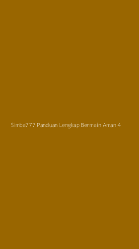 Tampilan Antarmuka Aplikasi Simba777 Panduan Lengkap Bermain Aman - 4