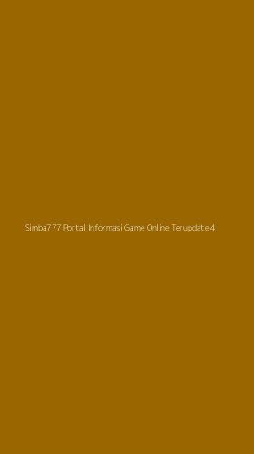 Tampilan Antarmuka Aplikasi Simba777 Portal Informasi Game Online Terupdate - 4