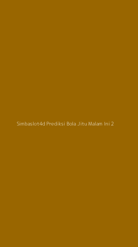 Tampilan Antarmuka Aplikasi Simbaslot4d Prediksi Bola Jitu Malam Ini - 2
