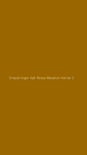 Tampilan Antarmuka Aplikasi Simpatitogel Apk Resep Masakan Harian - 2