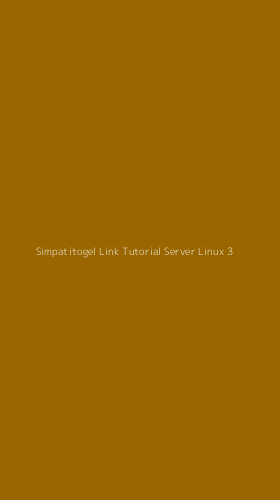 Tampilan Antarmuka Aplikasi Simpatitogel Link Tutorial Server Linux - 3
